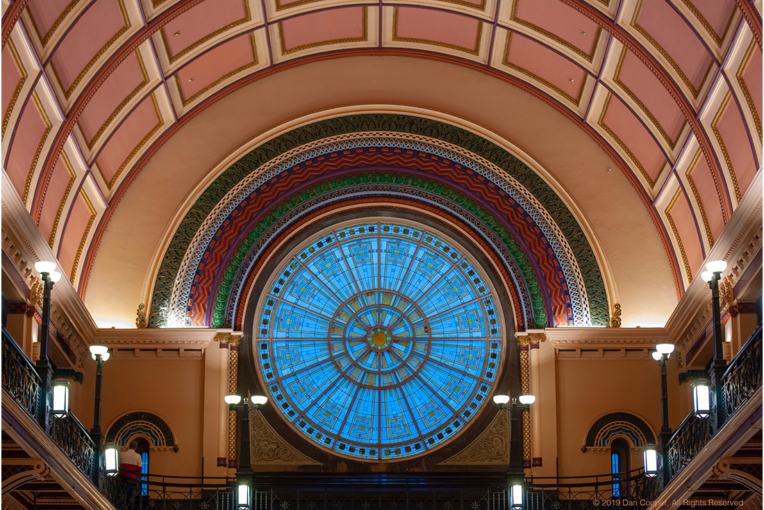 Union Station Stain Glass Rosette